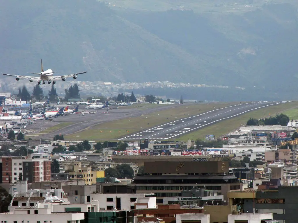 Boeing 747-400 de Singapue Quito Ecuador