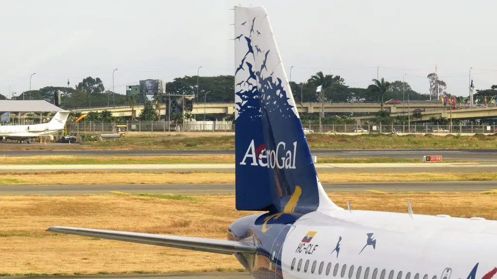 AeroGal Airbus A319 HC-CLF