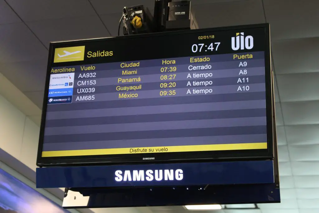 Air Europa ruta Madrid Quito Guayaquil
