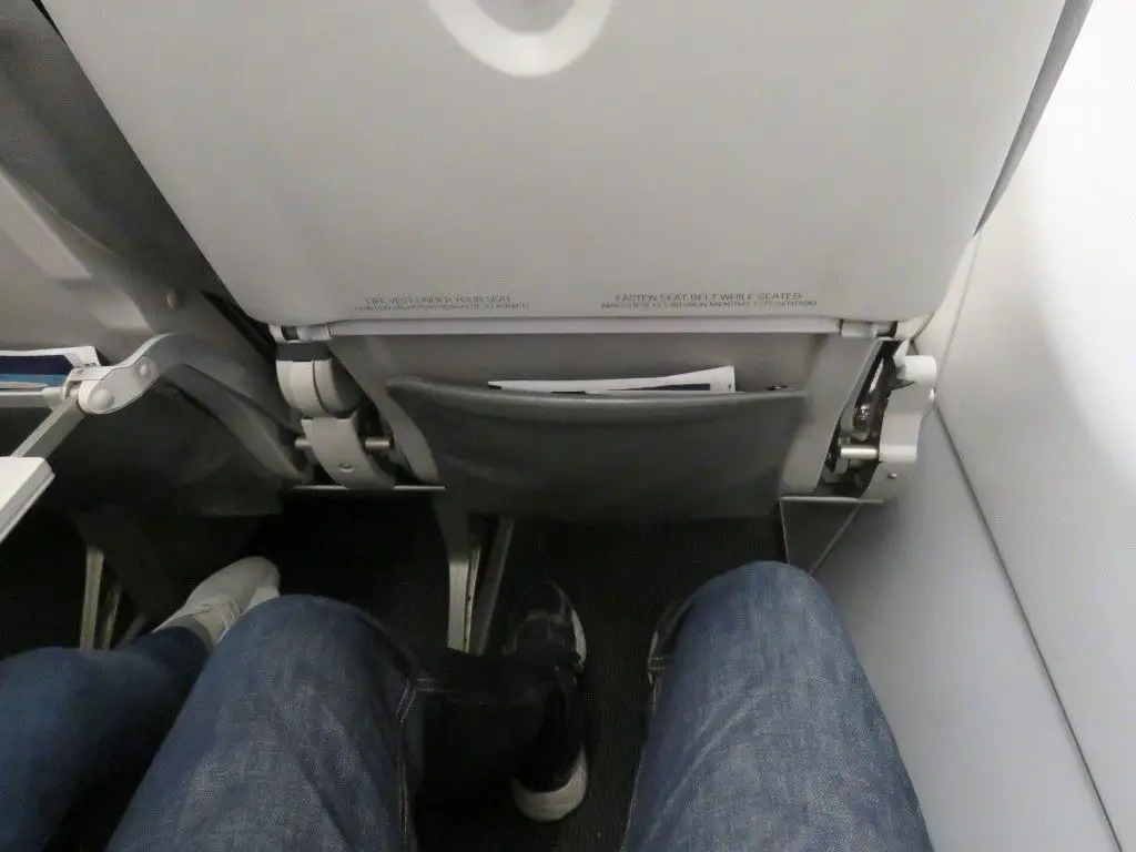 Espacio entre asientos JetBlue