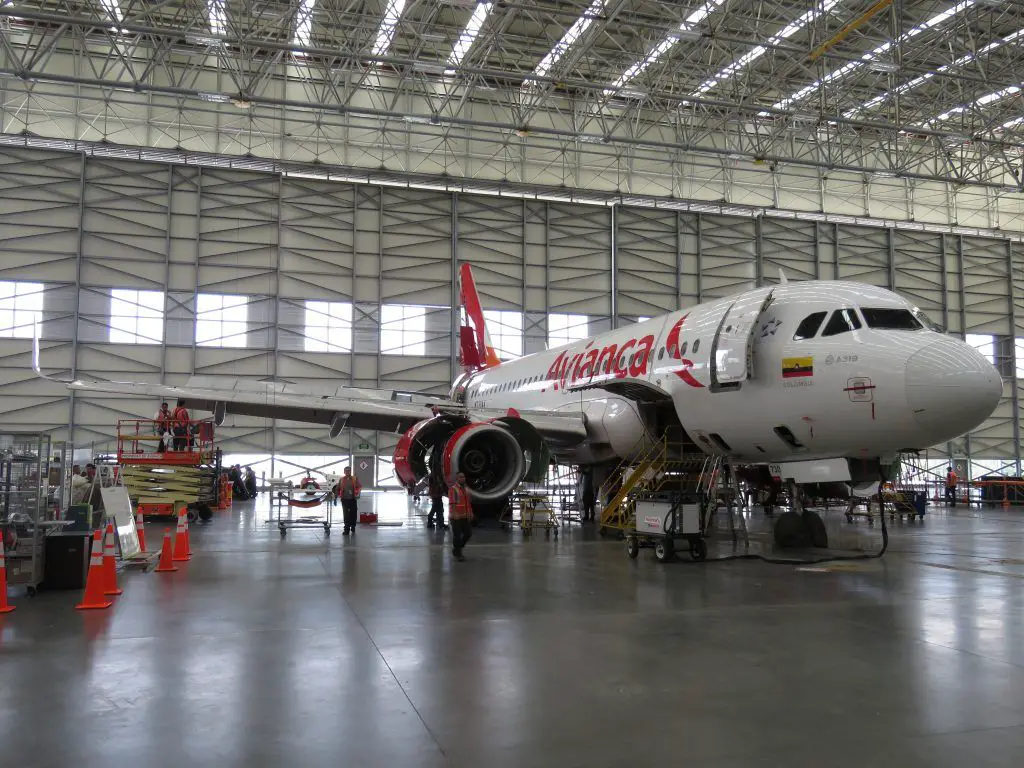 Airbus 319 Avianca MRO