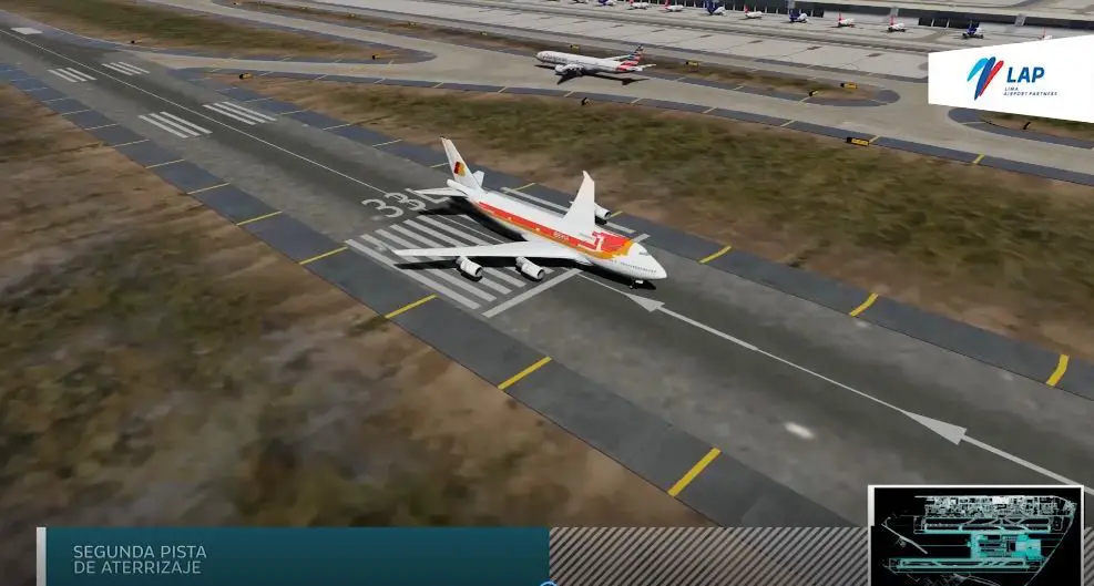 Nuevo Aeropuerto de Lima segunda pista