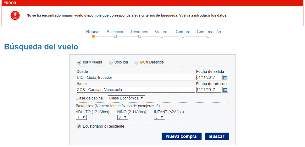 vuelos Tame Quito Bogotá Caracas