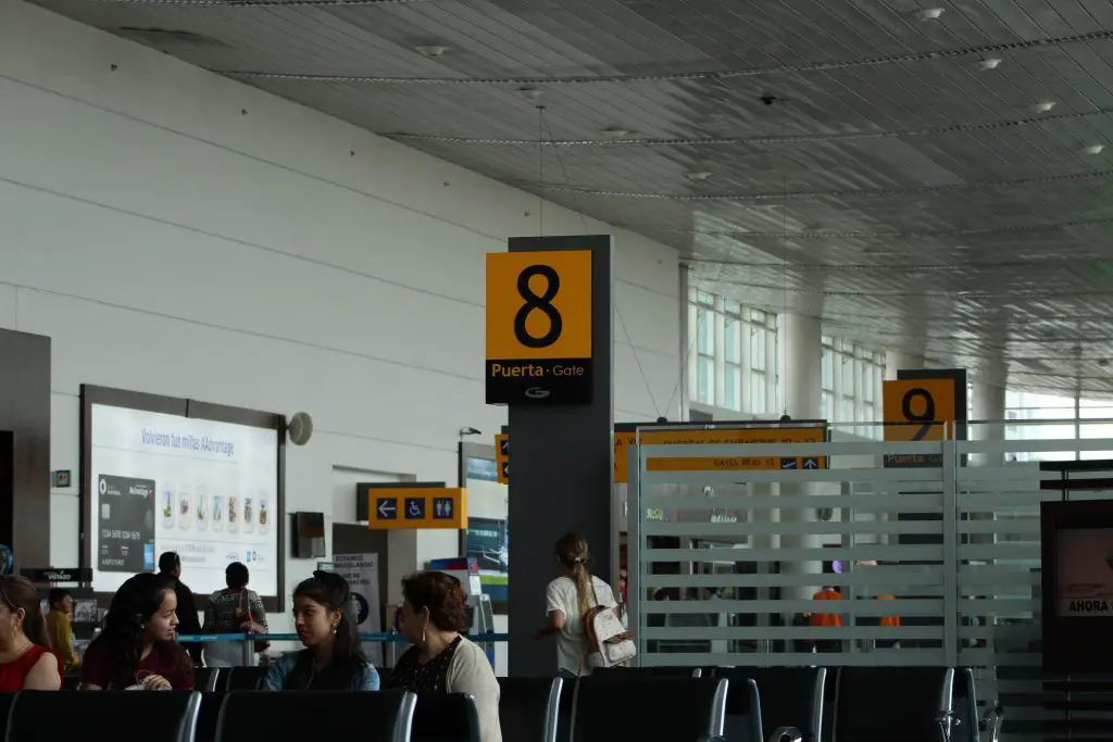 Sala de embarque Internacional Aeropuerto de Guayaquil