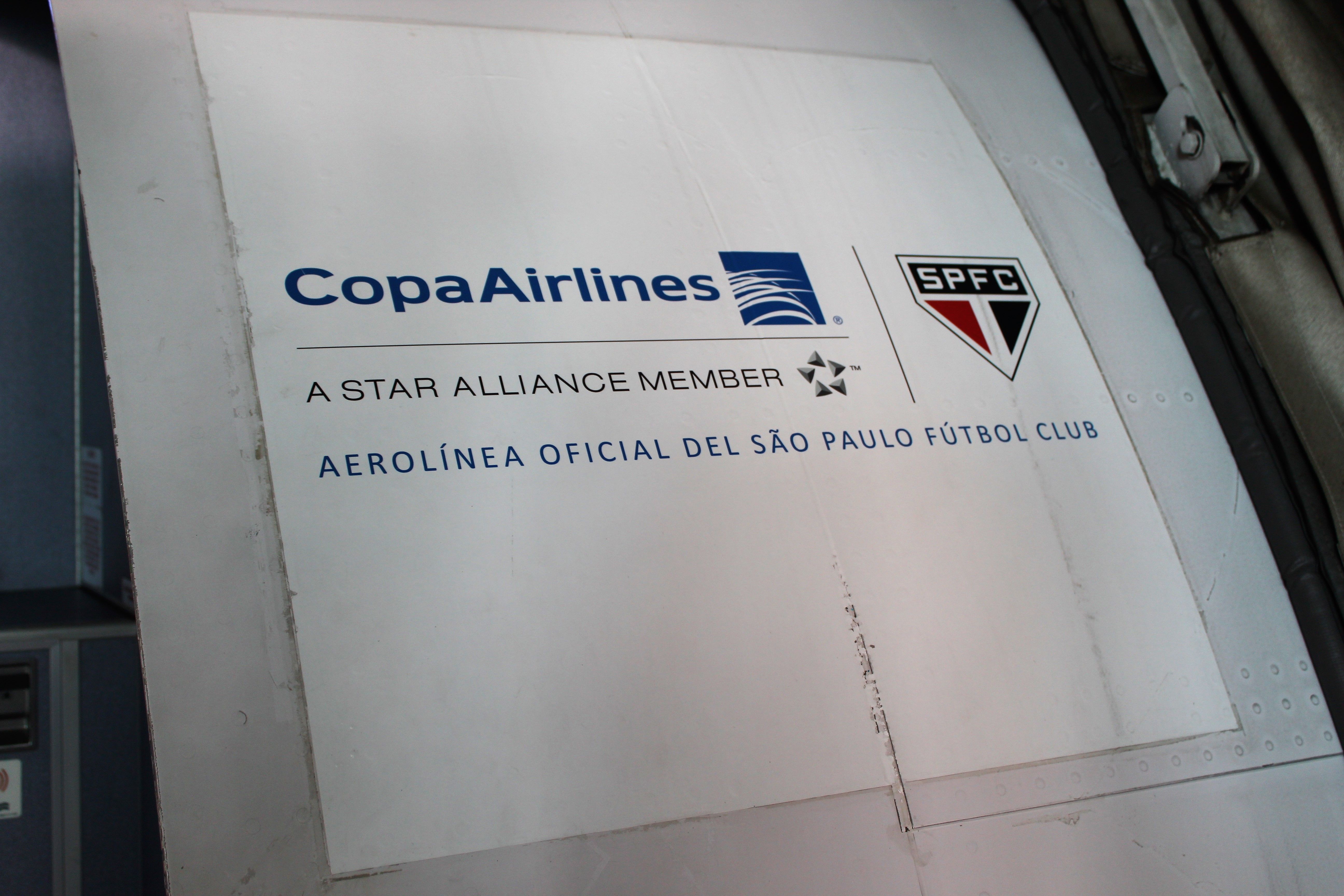 Copa Airlines Boeing 737 Sao Paulo Futbol Club