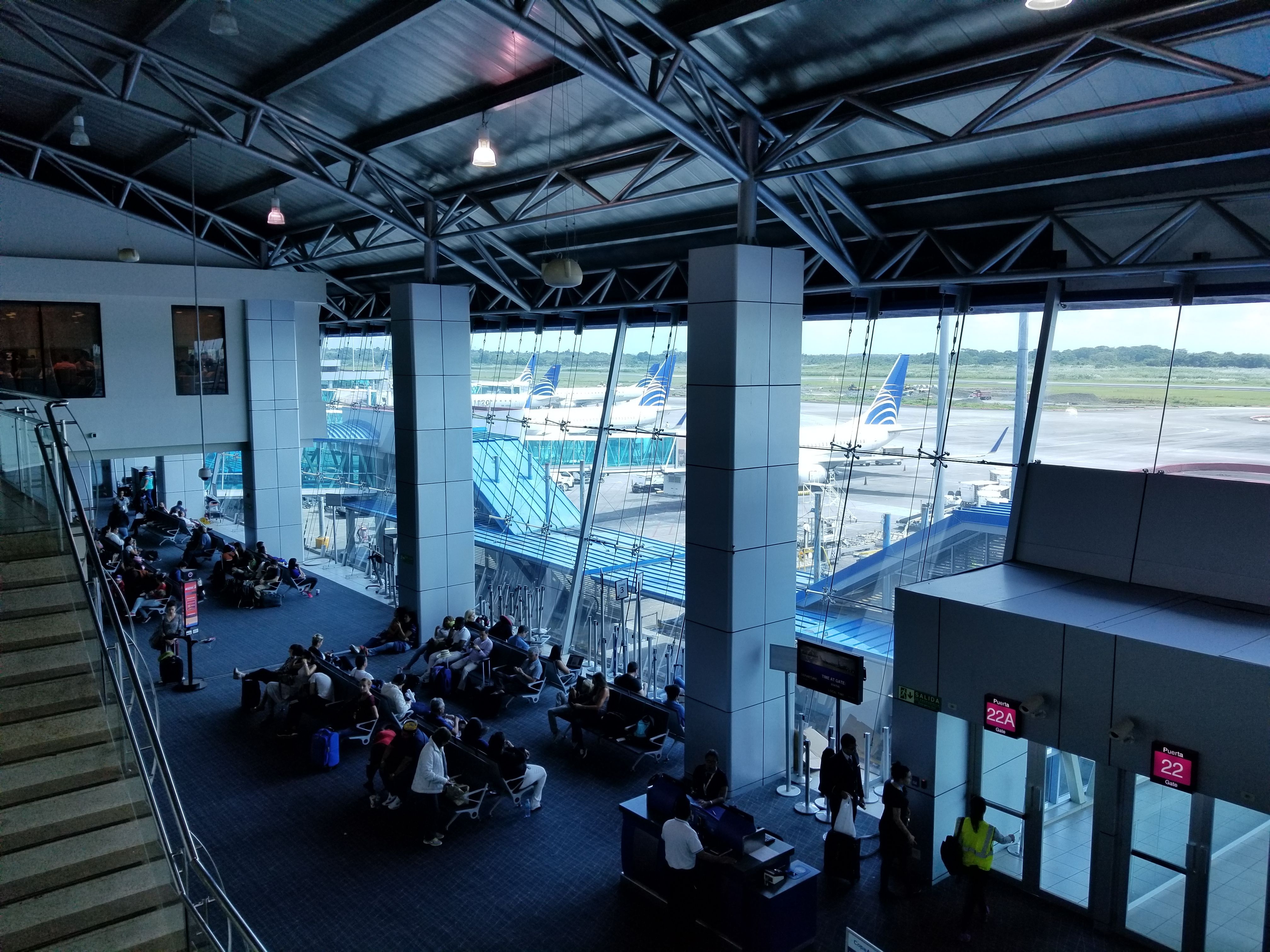 Aeropuerto de Panamá Tocumen vista aviones