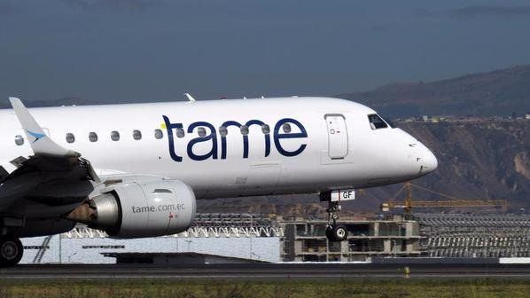 Tame Embaer 190 Quito Ecuador Caracas Bogotá