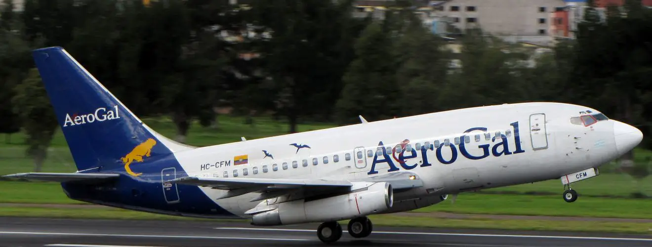 marca Aerogal por Avianca-Ecuador