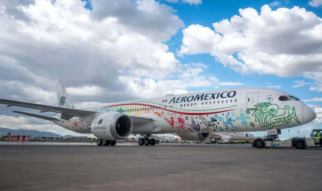 Aeroméxico flights London Mexico City Europe Boeing 787 Dreamliner
