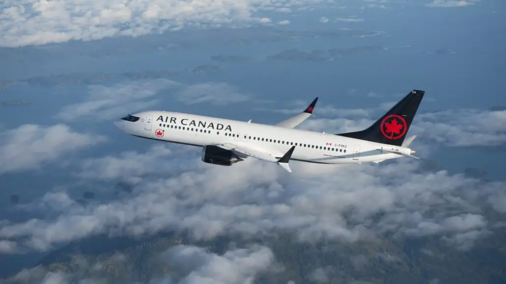 Air Canada fleet flota aviones Boeing 737 MAX 8 BOC acuerdo mas aviones destinos rutas horarios