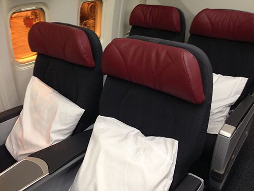 air canada rouge servicio premium asientos clase