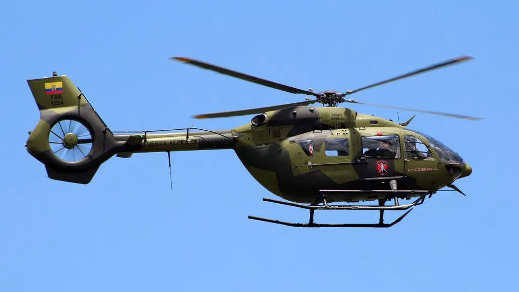 Airbus H145 Ecuador Fuerza Aerea Ecuatoriana ayuda humanitaria misiones FAE flota