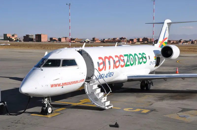Amaszonas Bolivia solicita volar a Latacunga Ecuador