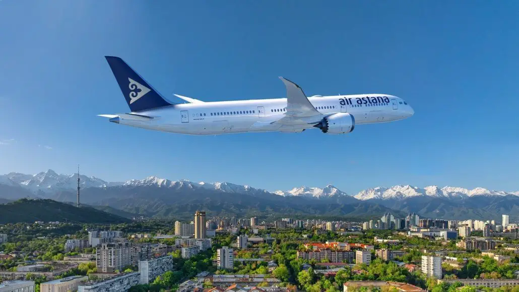 Air Astana flota aviones pedido Boeing 787 Dreamliner transporte servicio rutas destinos