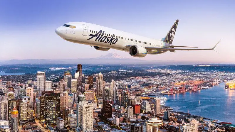 Boeing de l'Alaska 737 Commande MAX 10