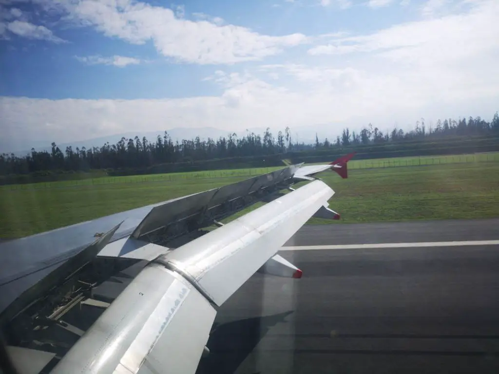 reporte de vuelo Bogotá Quito Avianca Ecuador