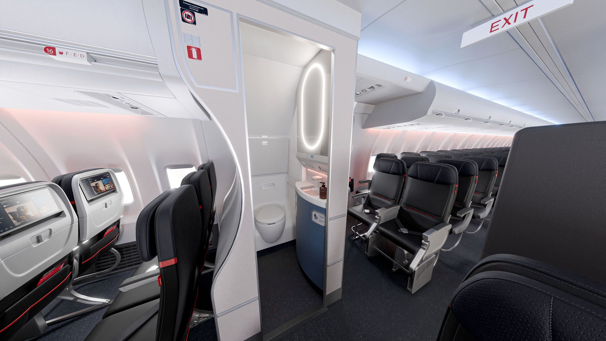 Delta will renew the interior of its entire fleet, including the 757 ...