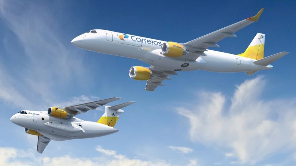 Embraer C-390 carguero civil carga Correios