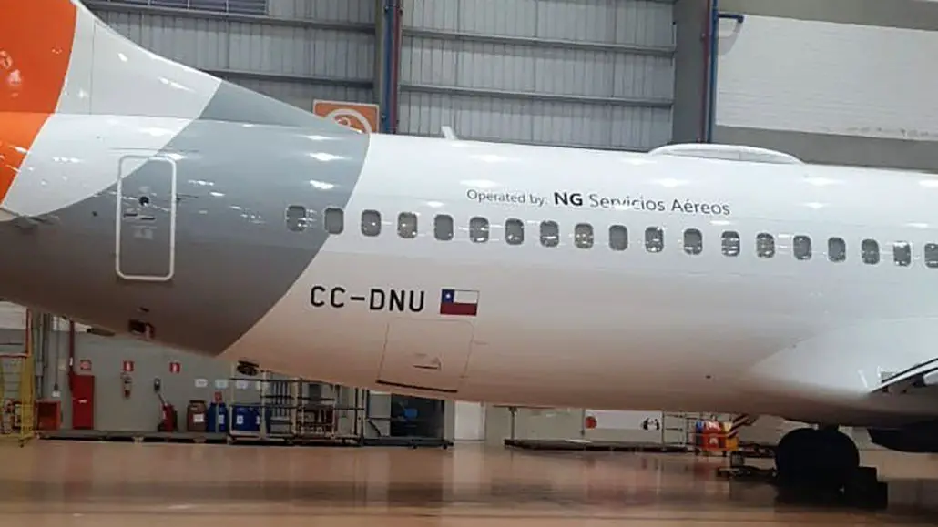 aerolinea GOL Chile NG SERVICIOS AEREOS Grupo Abra Boeing 737-800 CC-DNU PR-VBK