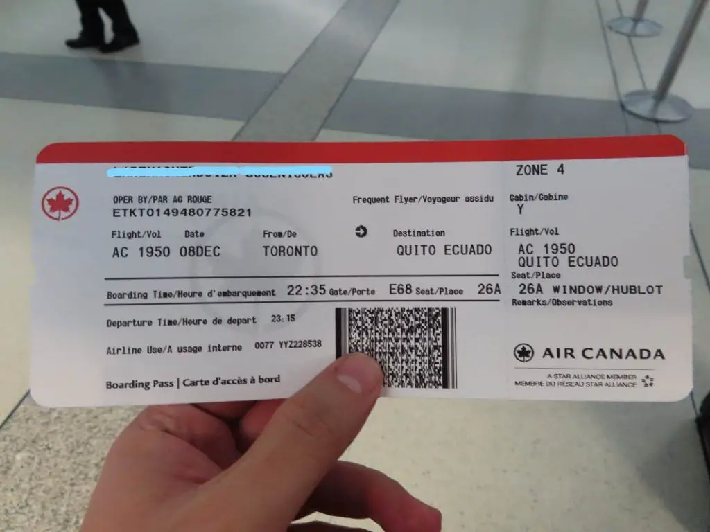 air canada rouge quito toronto como volar
