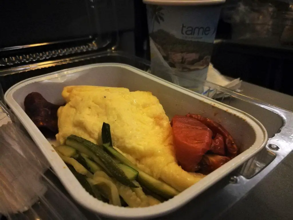 servicio de comida Tame rutas internacionales