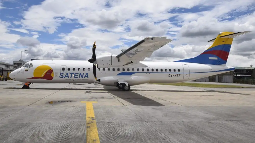 Colombia compagnia aerea SATENA rotte rotte destinazioni servizio ATR della flotta aerea 72-600