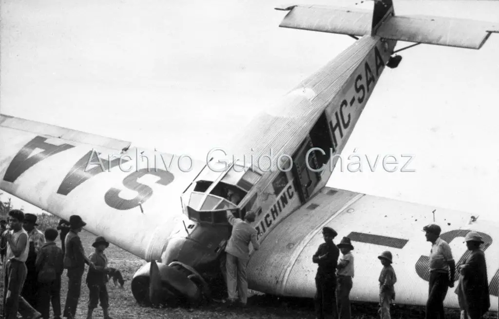 SEDTA sociedad ecuatoriana de transportes aereos Ecuador Lufthansa Junkers