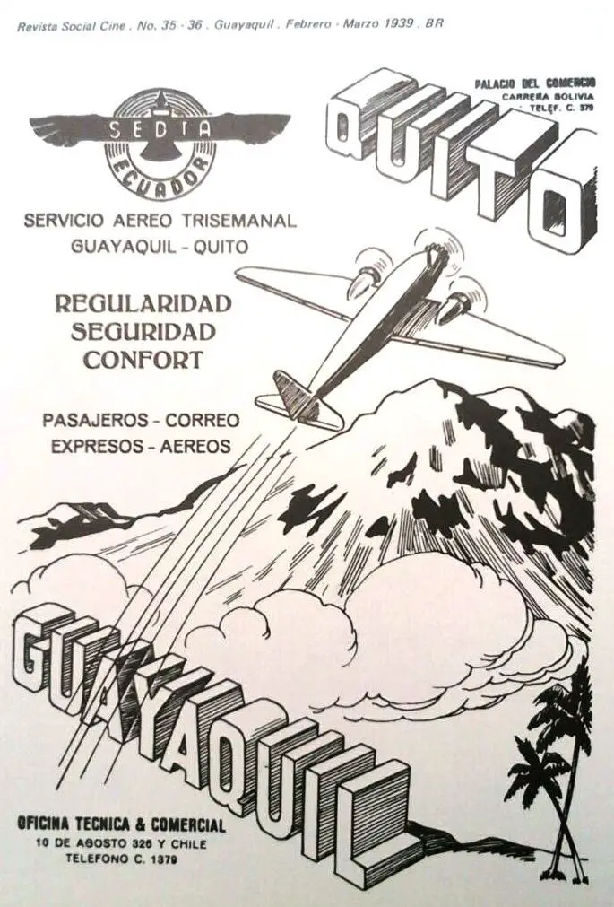 SEDTA sociedad ecuatoriana de transportes aereos Ecuador Lufthansa Junkers