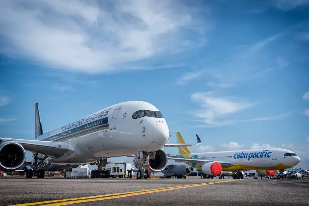 Singapore Airshow 2022 pedidos aviones airbus boeing atr embraer