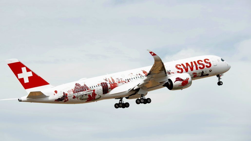 SWISS recibe su primer Airbus A350 350-900 flota rutas destinos Aerolínea servicio aviones