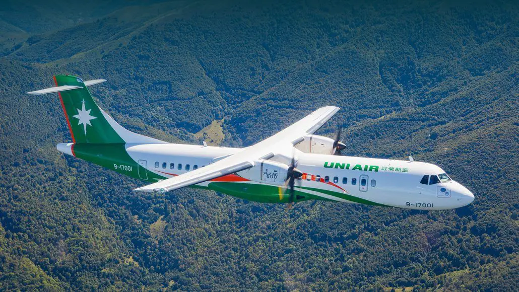ATR 72-600 pedido aviones UNI Air flota avion rutas destinos vuelos