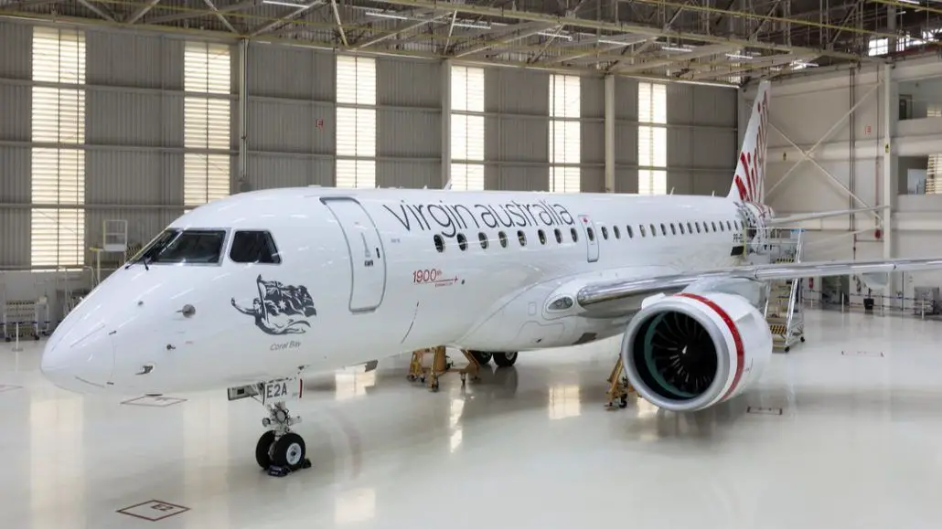 Virgin Australia Azorra primer Embraer E190-E2 avion flota aerolinea vuelos
