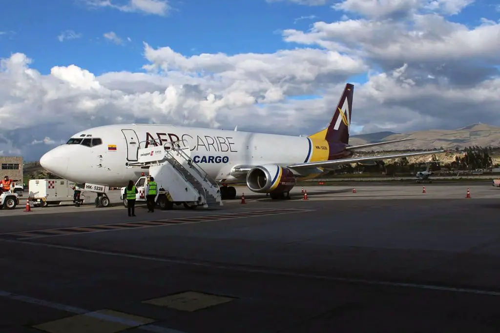 Aercaribe Cargo reanudó los vuelos comerciales en Latacunga
