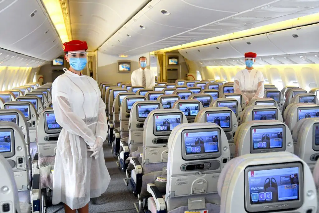 airlines measures protection masks new uniforms protection