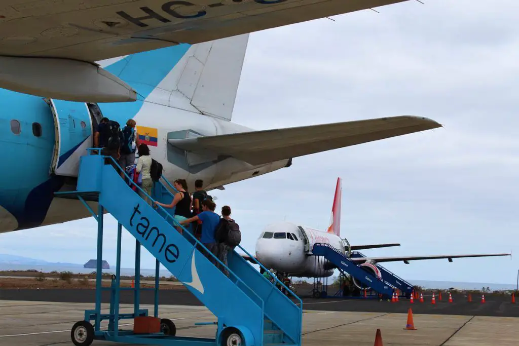 Aeropuerto ecológico de Seymur de Baltra Galapagos