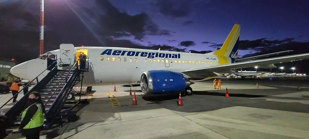 aeroregional increases flights loja quito frequencies schedules price