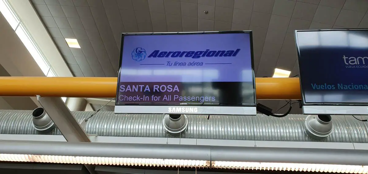 inaugural vuelo quito santa rosa aeroregional