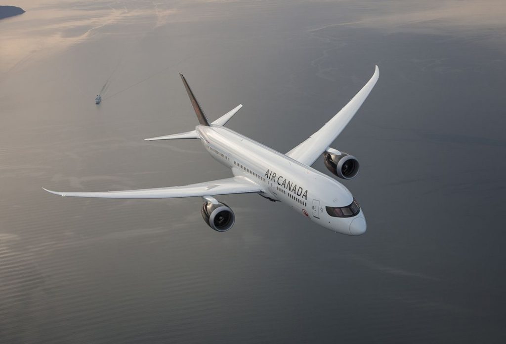 Air Canada Boeing 787 voos quito equador toronto