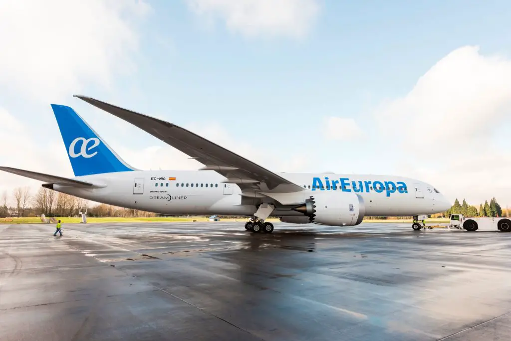 Boeing 787 llega a Ecuador con Air Europa