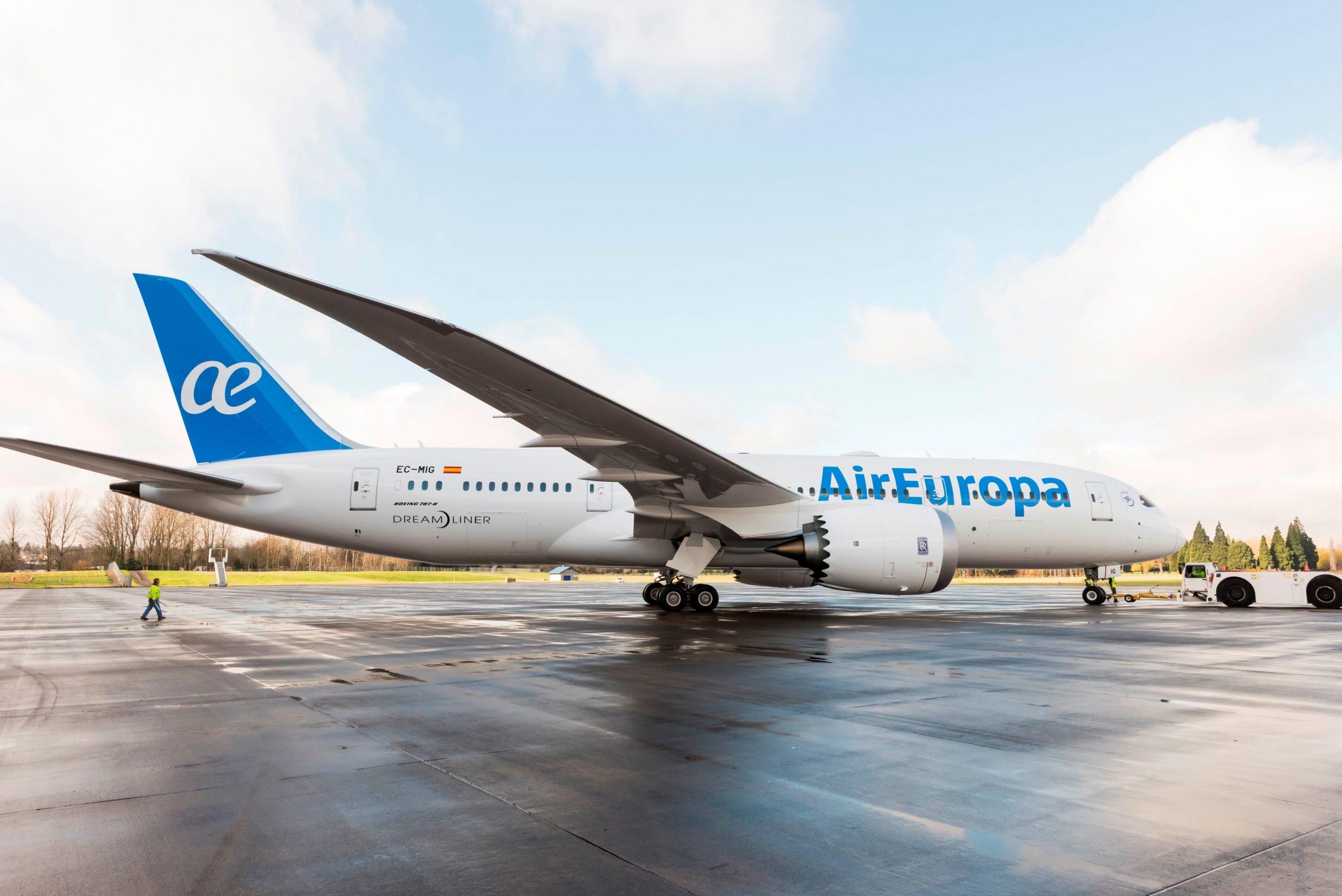 El Boeing 787 llega a Ecuador con Air Europa Boeing 787 llega a Ecuador con Air Europa