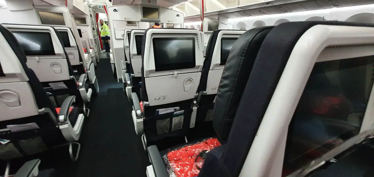 interior asientos clase business economica Boeing 787 air france