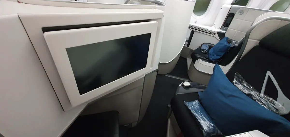interior asientos clase business economica Boeing 787 air france