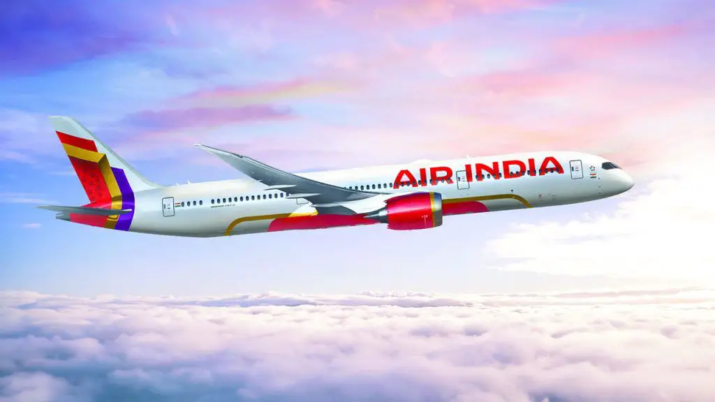 Air India imagen nuevo logotipo pintura aviones vuelos