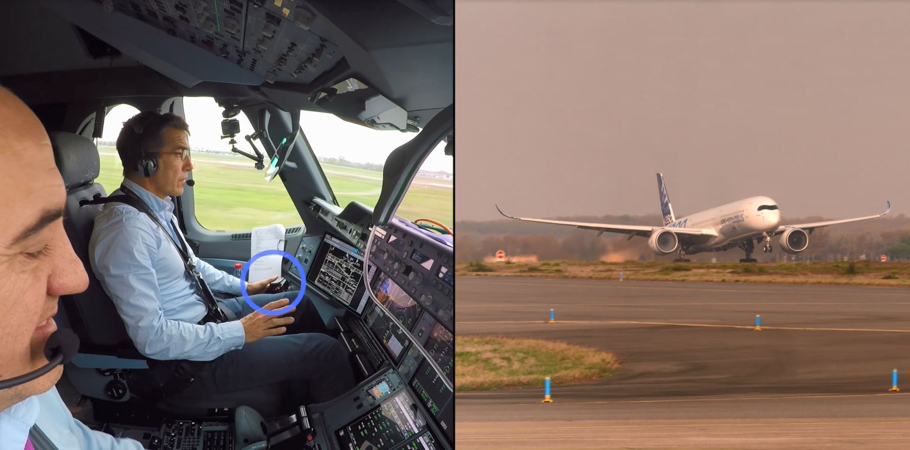 Ahora los aviones despegan automáticamente con Airbus aviones despegan automáticamente Airbus A350