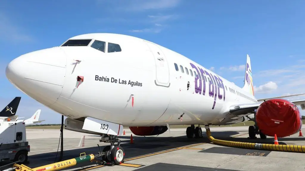 Arajet noveno Boeing 737 MAX 8 bahía aguilas flota aviones destinos rutas