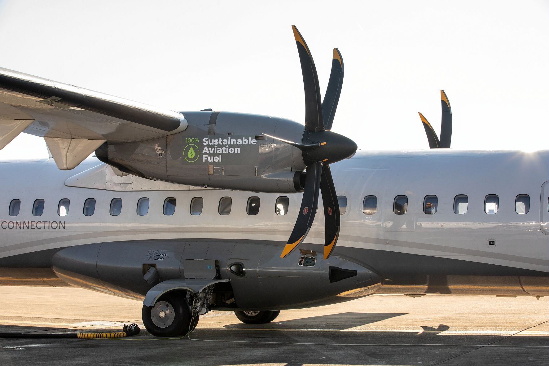 ATR realiza primer vuelo 100% con combustibles SAF atr vuelo saf primer vuelo ATR 72-600