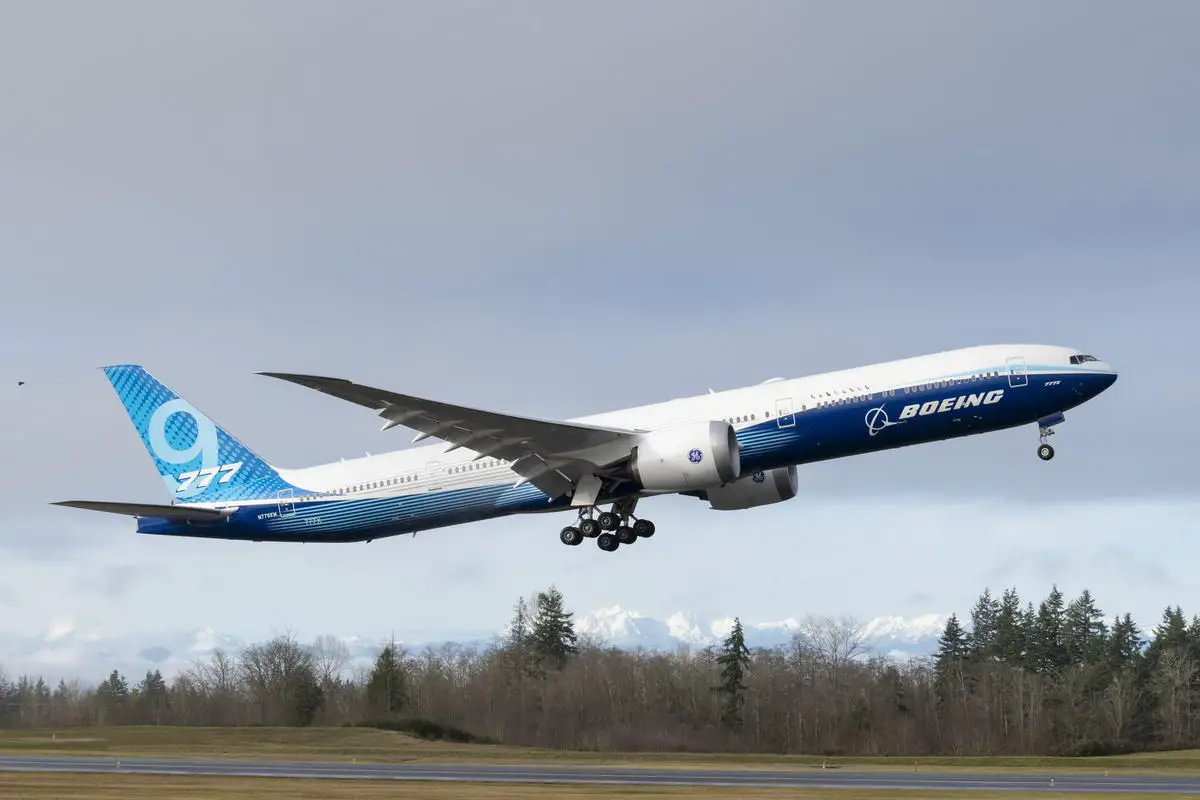 Despegó por primera vez el Boeing 777X Boeing 777X