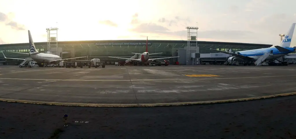 Aeropuerto de Guayaquil cerrará