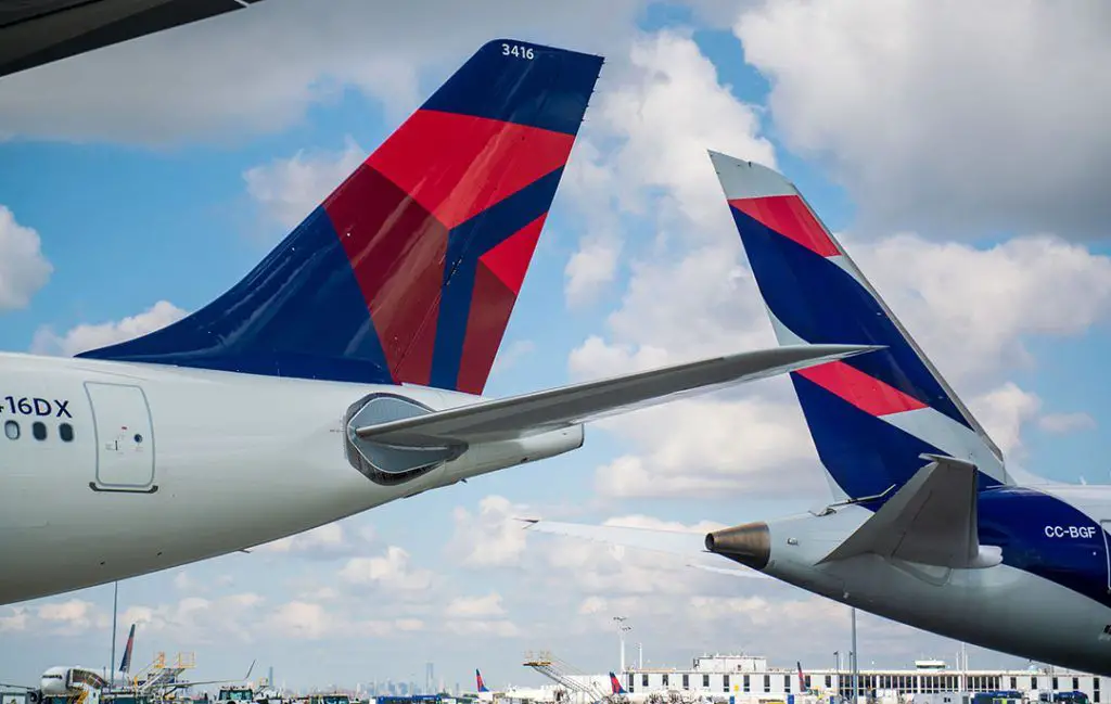 latam airlines delta air lines joint venture empresa conjunta aprobado dot department of transportation vuelos colombia peru ecuador chile argentina brasil uruguay paraguay mexico