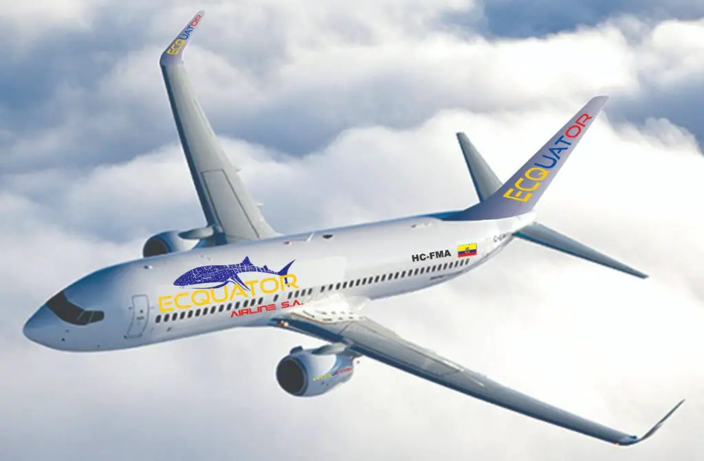 International routes that EC Plus Airline